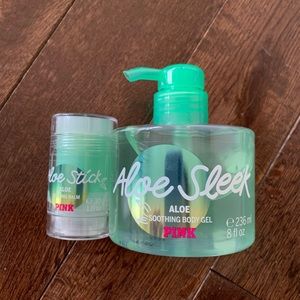 Victoria secret aloe gel and cooling balm set
